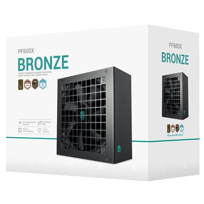 Fuente Deepcool PF600X 80 Plus Bronze