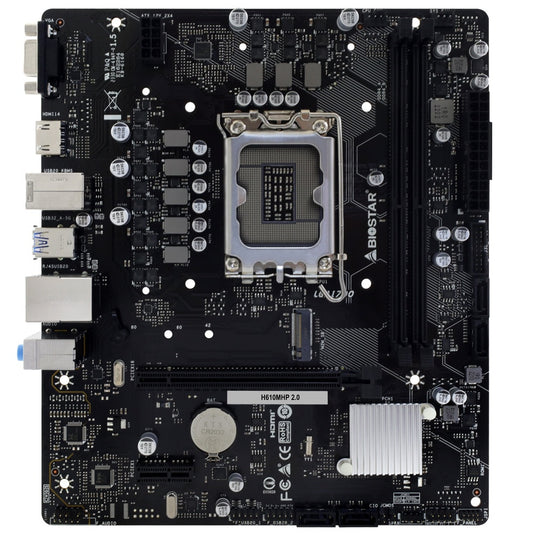 Motherboard BioStar H610MHP 2.0 LGA 1700 DDR4 Micro-ATX
