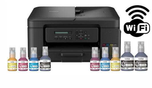 Impresora Brother Multifunción Wi-Fi + Botellas de recarga extra