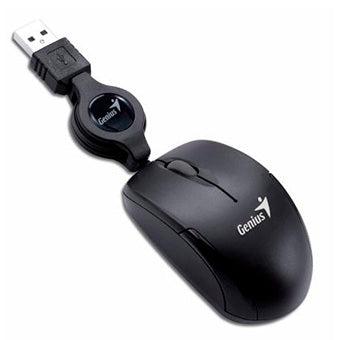 Mini Mouse Genius Retractil USB negro