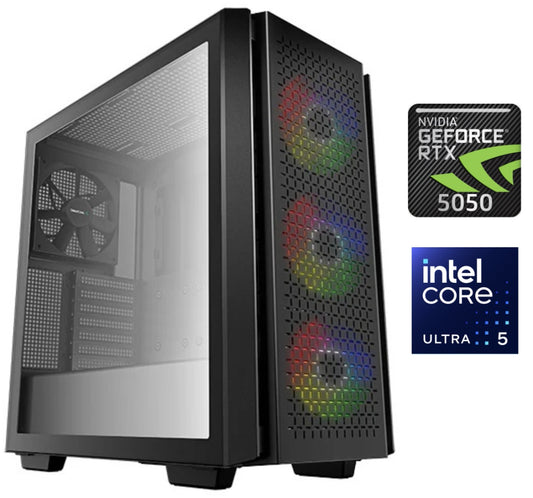Equipo Gamer Core Ultra 5 225F, 16GB, 500GB, RTX 5050 8GB