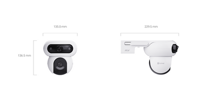 Camara Wifi 6 Ezviz HB90 Dual (4+4MP) 2K + Panel solar