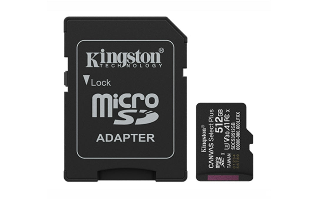 Memoria MicroSD Kingston Select Plus 512GB clase 10