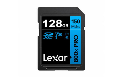 Memoria SDXC Lexar 800X Pro 128GB Blue Series