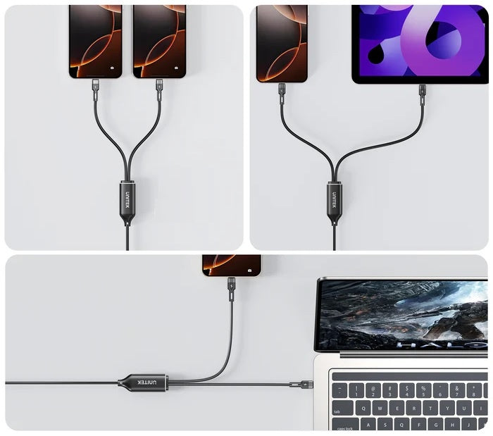 Cable Unitek PD100W USB-C Dual