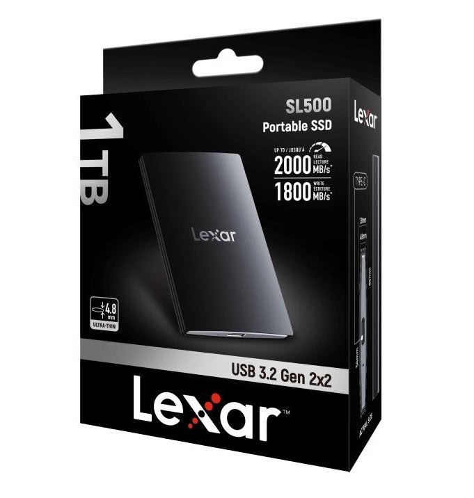 Disco SSD Lexar SL500 1TB portable con set magnetico