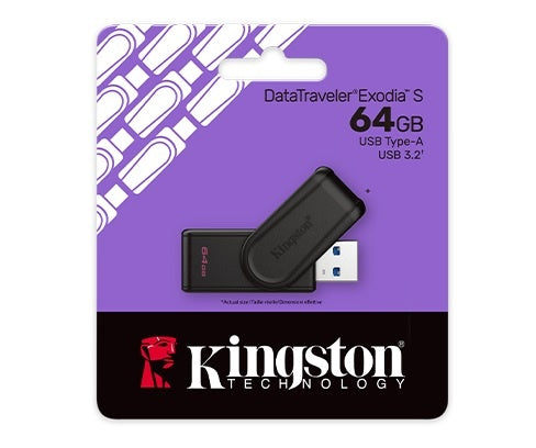 Pendrive Kingston Exodia S 64GB USB 3.2