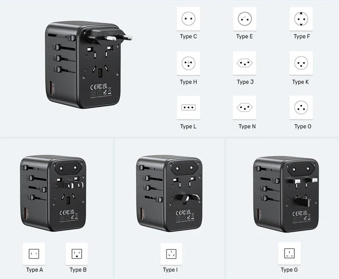 Cargador / Adaptador Universal Unitek 65W
