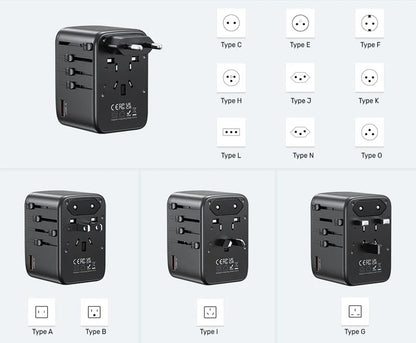 Cargador / Adaptador Universal Unitek 65W