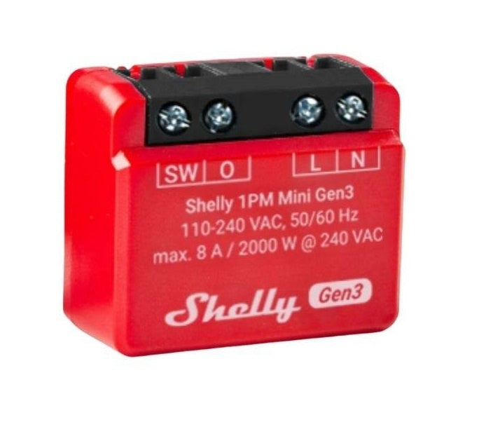 Rele Shelly Mini 1PM GEN3 Wi-fi
