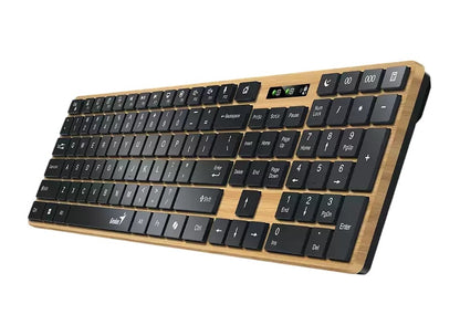 Teclado Genius SlimStar 7250BT madera Bluettoth