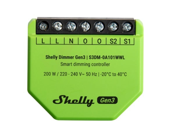 Dimmer Shelly GEN3 PM Wi-fi