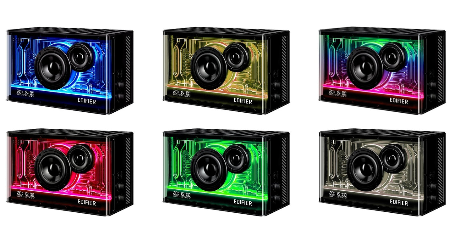 Parlante Edifier QD35 blanco bluetooth RGB