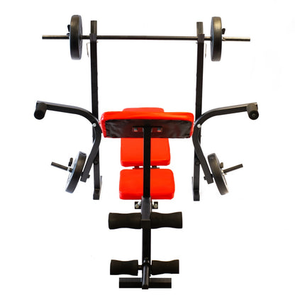 Banco multifunción Randers c/barra + 30kg