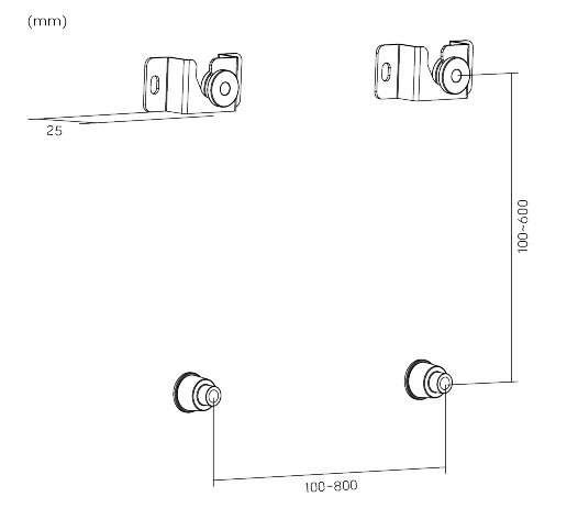 Soporte fijo para TV hasta 70"
