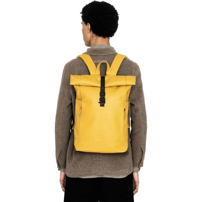 Mochila Gaston Luga Rullen Mostaza/Negro