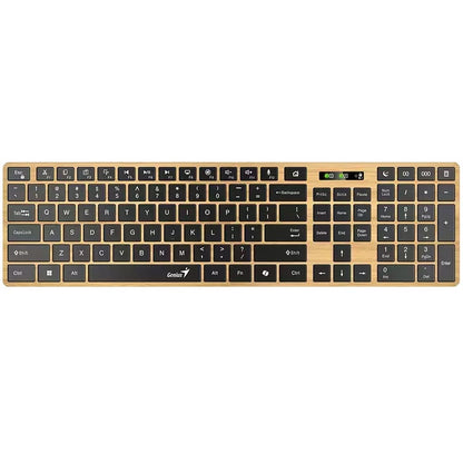 Teclado Genius SlimStar 7250BT madera Bluettoth