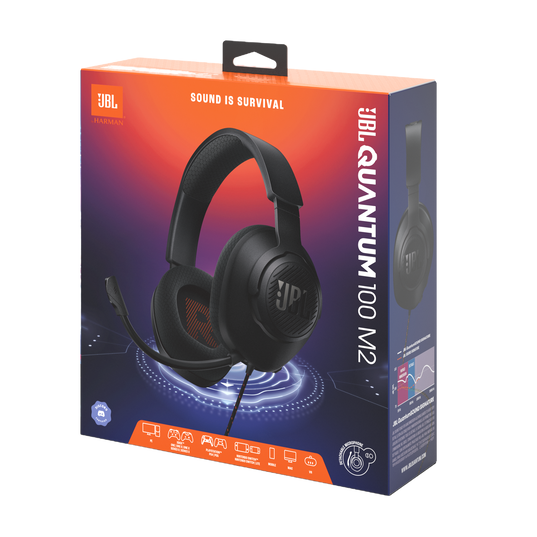 Audifono JBL Quantum 100M2 negro gamer
