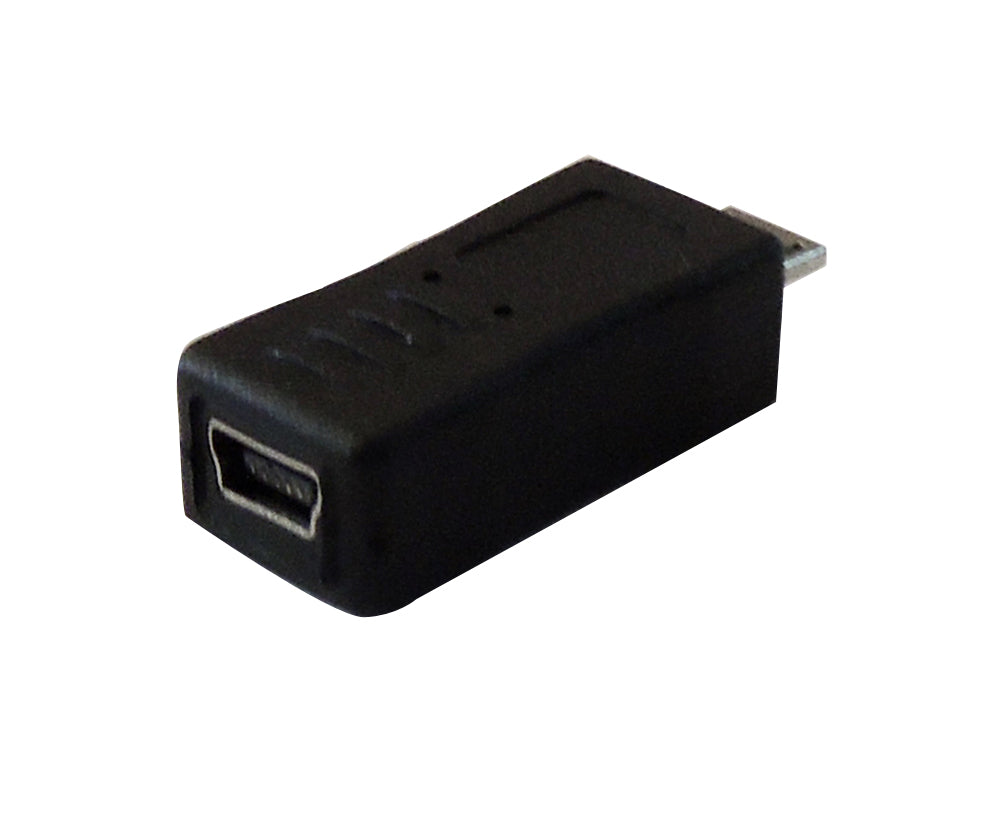 Adaptador mini USB hembra a micro USB macho