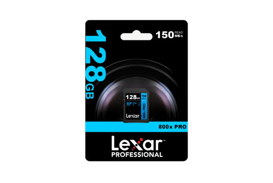 Memoria SDXC Lexar 800X Pro 128GB Blue Series