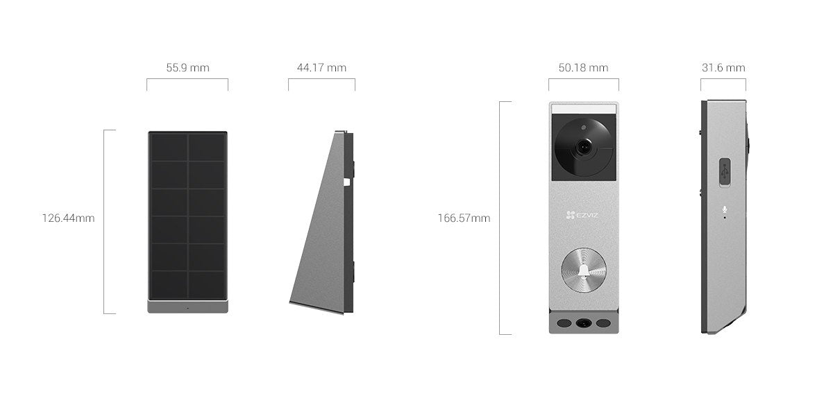 Timbre inteligente Ezviz EP3x Pro 2K / FullHD