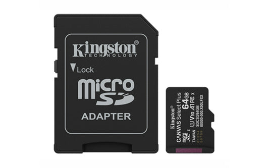 Memoria MicroSD Kingston Select Plus 64GB clase 10