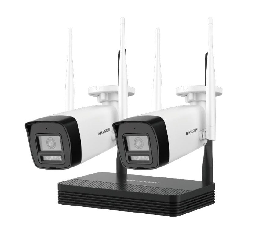 Hikvision Easy Link Wi-Fi Kit NVS + 2 camaras bullet 2MP