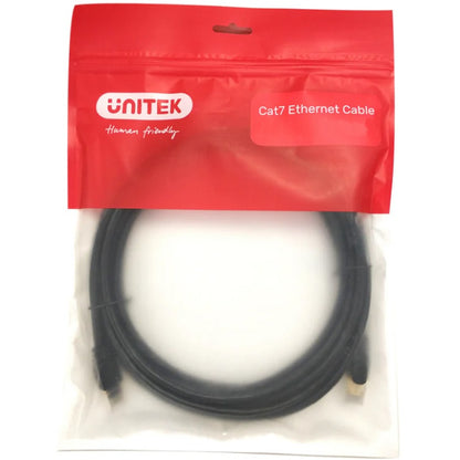 Cable Patchcord Unitek 2m Cat 7 negro