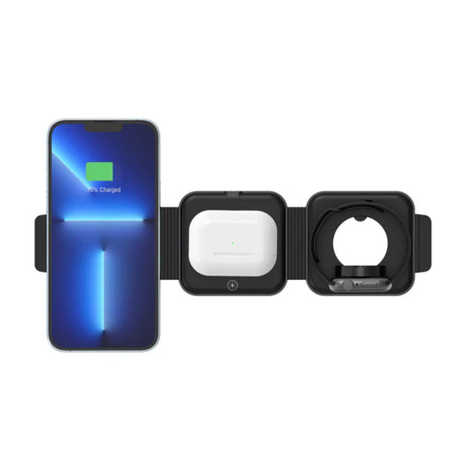 Cargador Inalámbrico Unitek 3 en 1 plegable