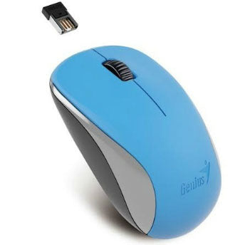 Mouse Genius NX-7000 inalámbrico celeste