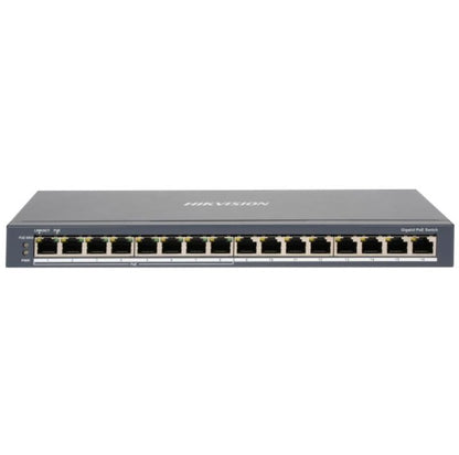 Switch PoE Hikvision 16 puertos gigabit 110W