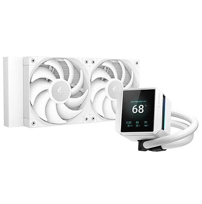 Cooler Liquido DeepCool Mystique 240 blanco