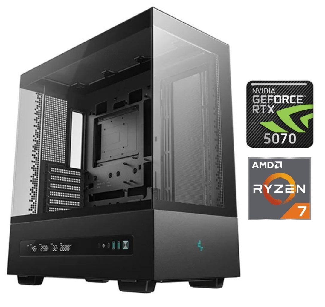 Equipo Gamer Ryzen 7 7700X, 16GB, 1TB NVMe, RTX 5070 12GB