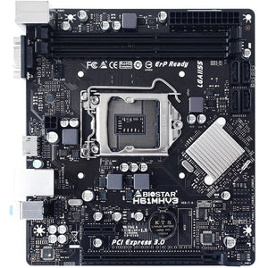 Motherboard Biostar H61MHV3 LGA 1155 DDR3 Micro-ATX