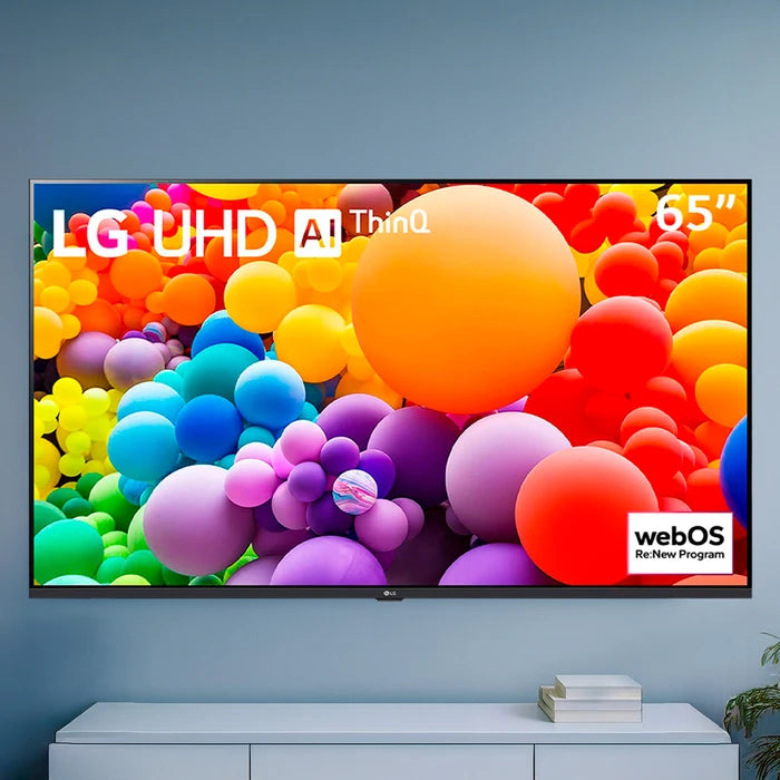 Smart TV LG 65” 4K UHD con WebOS y Procesador IA 4K